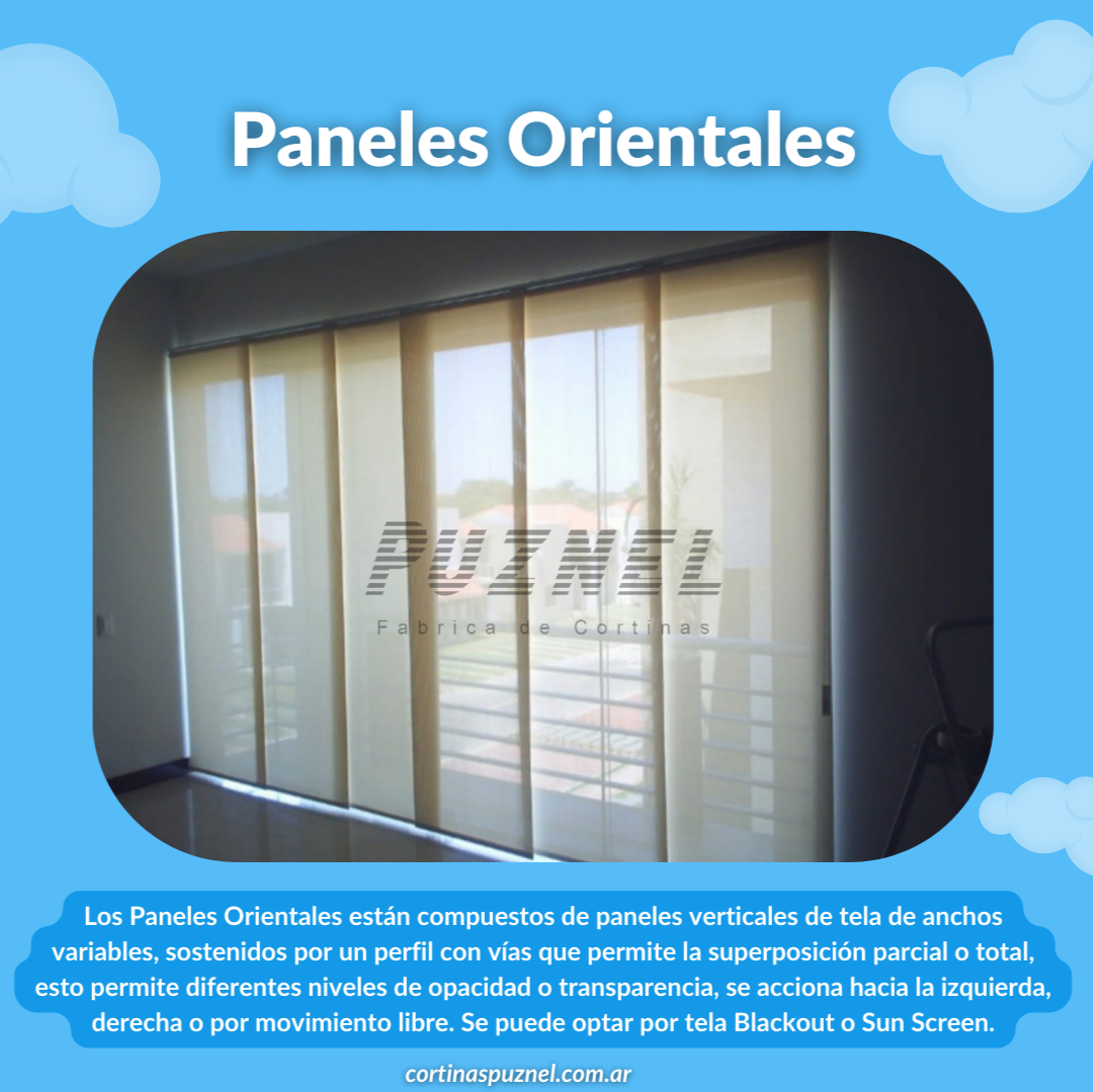 Cortinas Paneles Orientales